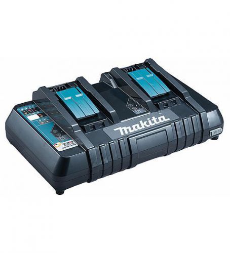 Genuine MAKITA DC18RD 7.2-18V Li-ion Dual Port Fast Charger 220V-240V EUplug