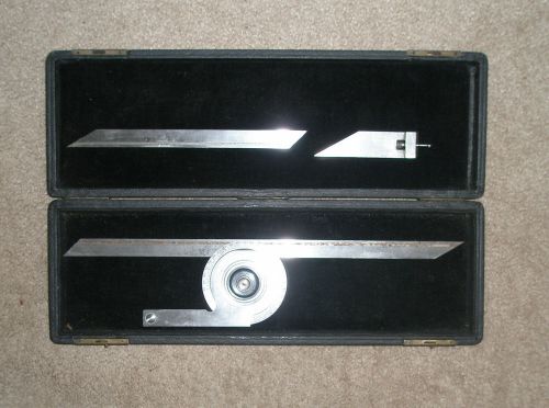 Universal Bevel Protractor - Unmarked No. 360 in Starrett Case