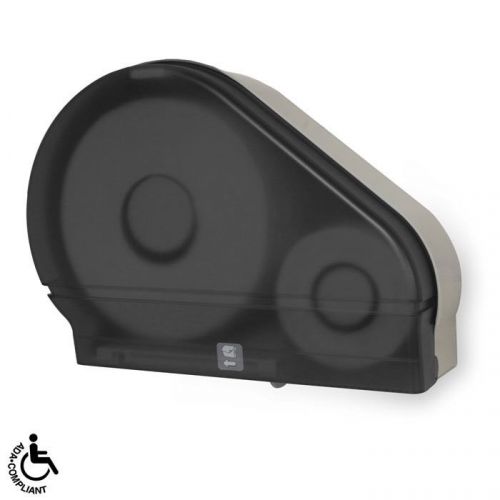 PALMER FIXTURE RD0024-01F 9&#034; JUMBO ROLL TOILET TISSUE DISPENSER W STUB ROLL BLK