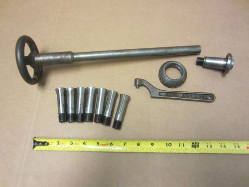 South bend 9&#034; lathe 3c collet drawbar closer hw-103n spanner 3201nk1 adapter for sale