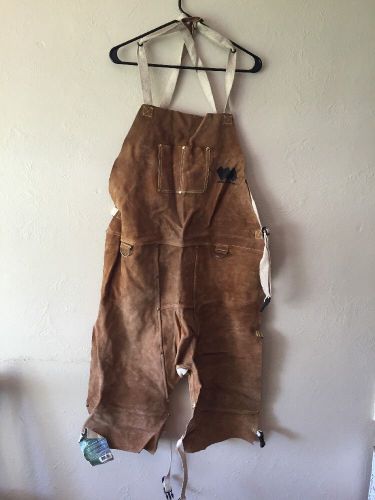 Weldmark  Leather Split Leg Bib Apron 24&#034; X 42&#034; Model # WM883520.