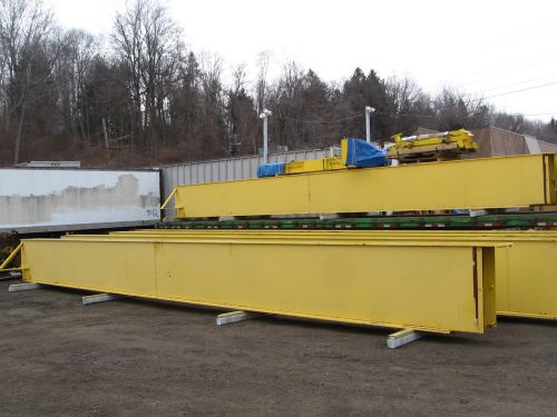 For sale, 10 ton bridge crane for sale, 85 ft. span, 10 ton beebe hoist for sale