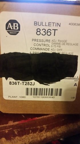 Allen-Bradley 836T-T252J Pressure Controls - $400 Value - NEW FACTORY SEALED !!!