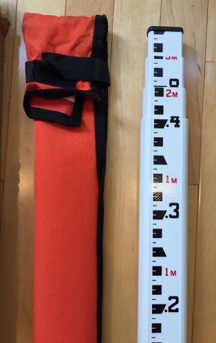 NEW CRAIN Mound City 5 Meter #90388 SVR-5.0m Philly Metric Survey Leveling Rod