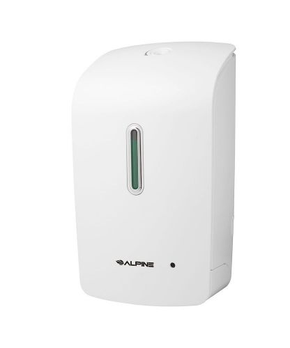 Alpine White Automatic Wall-Mounted Liquid Soap Dispenser Grey White