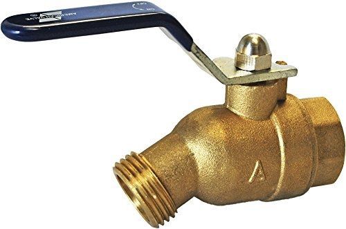 American Valve M76QT 3/4&#034; Quarter Turn Hose Bibb FIP, 3/4-Inch