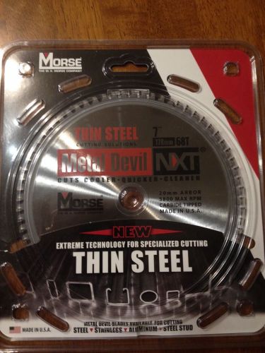 MK Morse CSM768NTSC   Metal Devil NXT 7&#034; X 68T Thin  Steel Cutting Blade