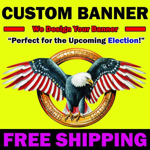 5&#039; x 7&#039; Full Color Custom Banner 13 oz. Matte Vinyl