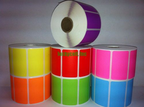 1 roll 2.25&#034;x1.25&#034; direct thermal barcode labels zebra lp2824 tlp2824 lp2844 for sale