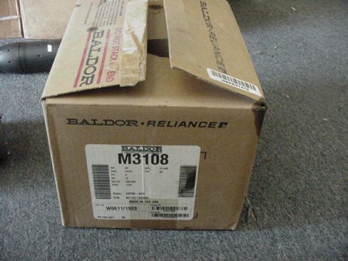 BALDOR M3108 1/2HP,230/460VAC,1725RPM,3-PHASE,OPEN DRIP,56 FRAME AC MOTOR NEW