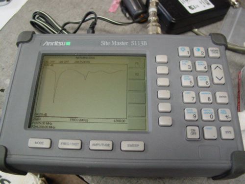 Anritsu S331B Site Master 5 - 1200 MHz Antenna, distance to fault analyzer