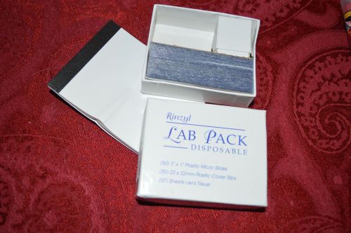 Rinzyl Disposable Plastic Microscope Slides -  Kit - Homeschool