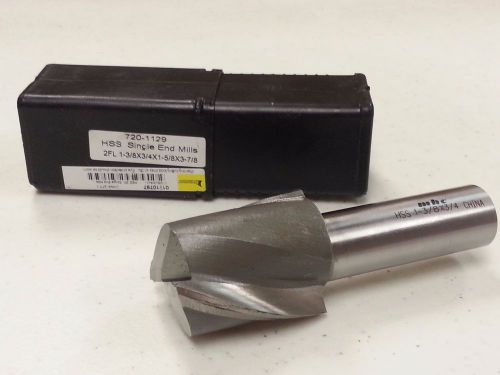 Interstate 1-3/8x3/4 Shank 2fl Hss Sem 720-1129