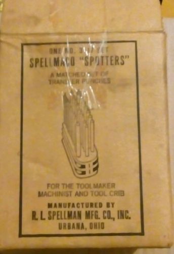 New - Spellmaco Transfer Punch Set, 28 Piece, Set 3-17 -NOS