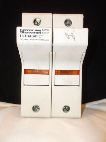 FERRAZ-SHAWMUT US3J2I ULTRASAFE INDICATOR FUSE HOLDER 30A 600VAC