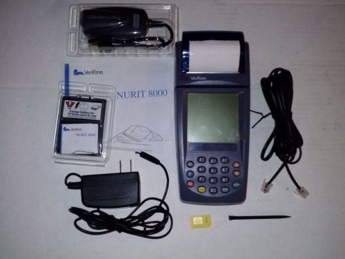 VERIFONE NURIT 8020 WIRELESS CREDIT DEBIT CARD READER TERMINAL MACHINE NEW