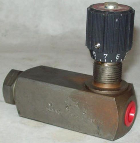 Hycon Hydac SRV 3000 PSI 1/4&#034; Pr Com Flow Control Valve