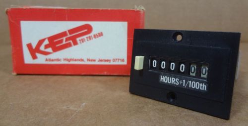 KESSLER-ELLIS PRODUCTS (KEP) ELAPSED TIMER COUNTER 6 DIGIT DISPLAY MTH16.11