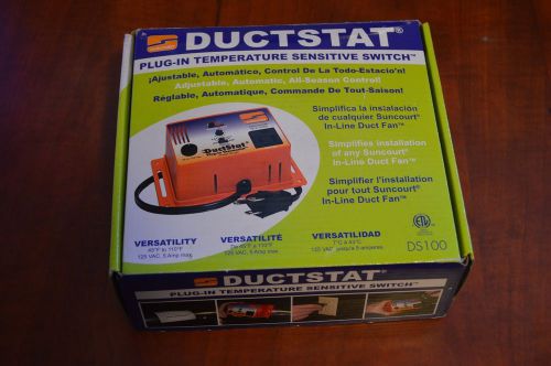 SunCourt Ductstat Plug in Tempurature sensitive Switch DS100