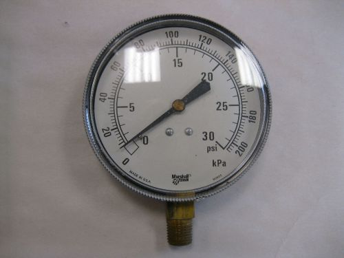 MARSHALLTOWN GAUGE 0 - 30 PSI  MODEL 90603