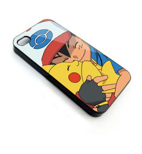 Pokemon Pikachu Ash Ketchum Cover Smartphone iPhone 4,5,6 Samsung Galaxy