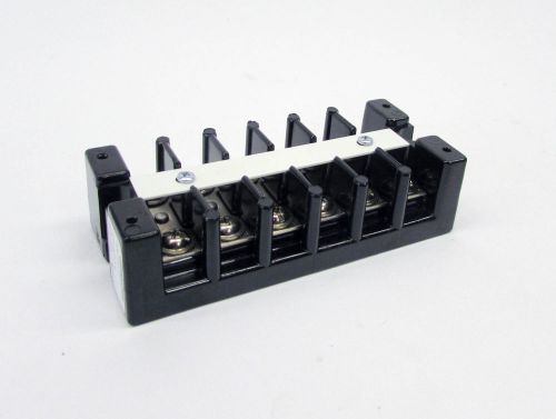 Marathon 1506STD 75A 600V 6P 16AWG 2 Rows Heavy Duty Terminal Block Series 1500