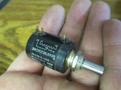 Bourns 3507S-1-104 100 Ohm Potentiometer, Multi-Turn