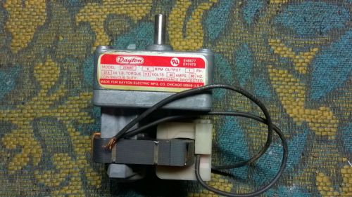 DAYTON 2Z806C SHADED POLE GEARMOTOR