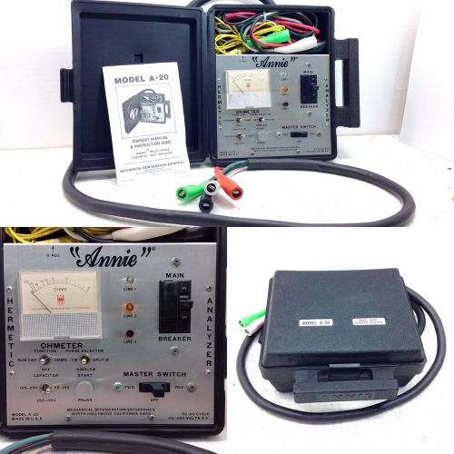 Annie Model A-20 Multi-Phase Hermetic Analyzer Mechanical Refrigeration