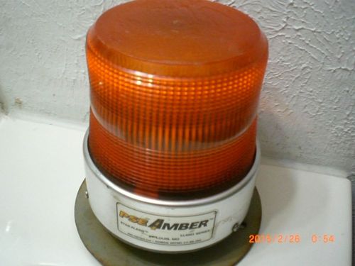 PSE Amber Flash Strobe Beacon LL4001 SERIES 12/24 Volt STAR FLASH STROBE TOWS