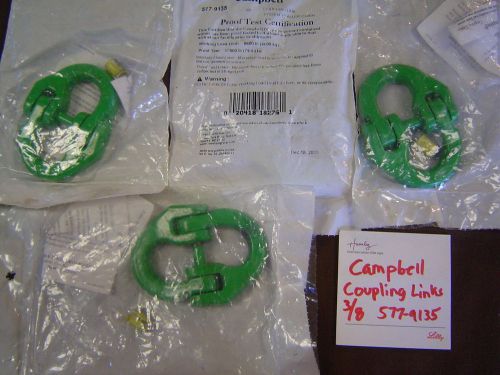 Campbell 577-9135 3/8&#034; Quik-Alloy Coupling Link Grade 100 4pcs NEW