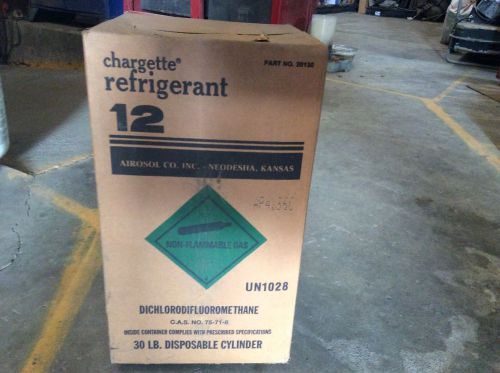 R12 Virgin Freon R-12 Unused Refrigerant 30 lb Chargette Brand