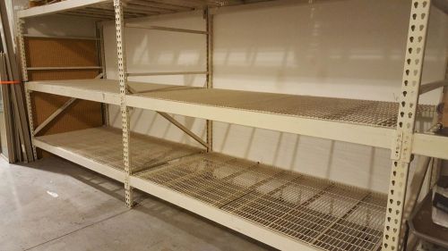 3 SECTIONS RIDGURAK PALLET RACK 95&#034; L X 49&#034; D  X 7&#039;T warehouse rack industrial