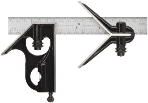 Starrett c33hc-6-16r forged, hardened steel square and center heads w/ satin for sale