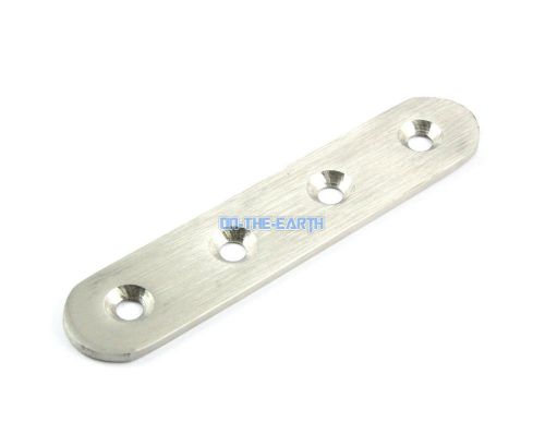 6 Pieces 96*19*2.7mm Stainless Steel Flat Corner Brace Connector Bracket