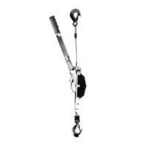 Pulr Cbl 1Ton Stl Galv 12Ft PULL&#039;R HOLDINGS, LLC Power Hoists CAL-1 Galvanized