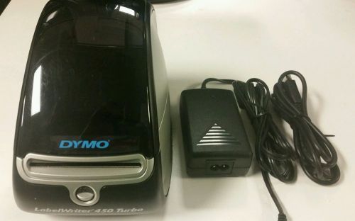 DYMO LabelWriter 450 Turbo Thermal Label Printer (1752265), Free Shipping, USED