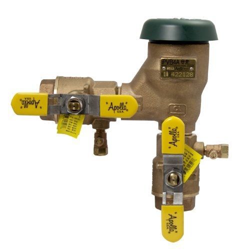 Apollo 4a50502f bronze freeze resistant pressure vacuum breaker with ball valve for sale