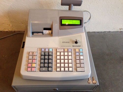 SHARP CASH REGISTER W/KEYS ER-A410