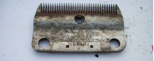 Chicago Flexible Shaft Company No. 361 Shearer Blade Comb