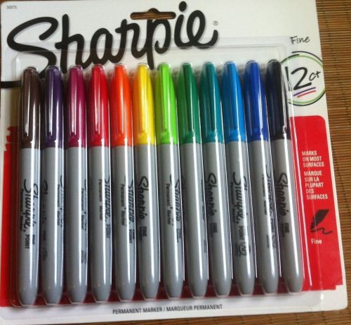 Sharpie, Fine, 12 count