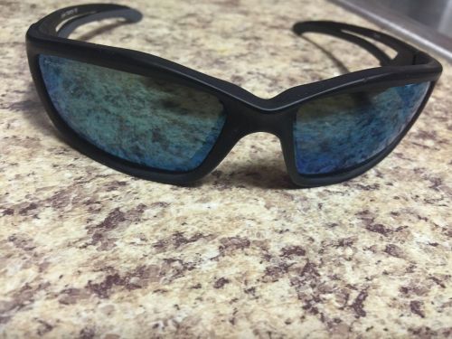 EDGE EYEWEAR TSK216 SAFETY GLASSES Kazbek Black Frame Polarized Smoke Lens