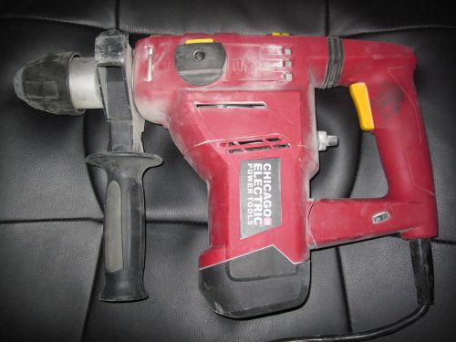 Chicago Electric 1-1/8 in. 10 Amp Heavy Duty SDS Variable Speed Rotary Hammer