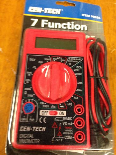 Seven Function Multi-Tester By Cen-tech