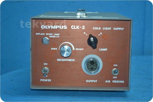 OLYMPUS CLK-3 COLD LIGHT SUPPLY * (120341)