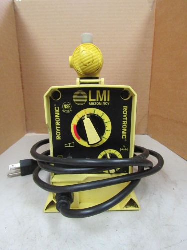 Lmi milton roy pump a151-925si 1.0 max. gph 110 max. psi 120vac .66a .66 amp a for sale