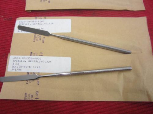 Lot of 2              324 Dental Spatula New   NOS