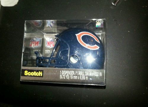 Chicago bears helmet scotch tape dispenser