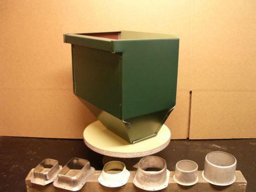 Scupper Box 12 in. wide .032 Alum. Forest (Grecian) Green. New Color!