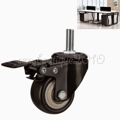 Heavy Duty Industrial With Top Plate Swivel Steel Caster Lead Screw Wheel New